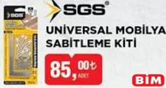 SGS UNİVERSAL MOBİLYA SABİTLEME KİTİ